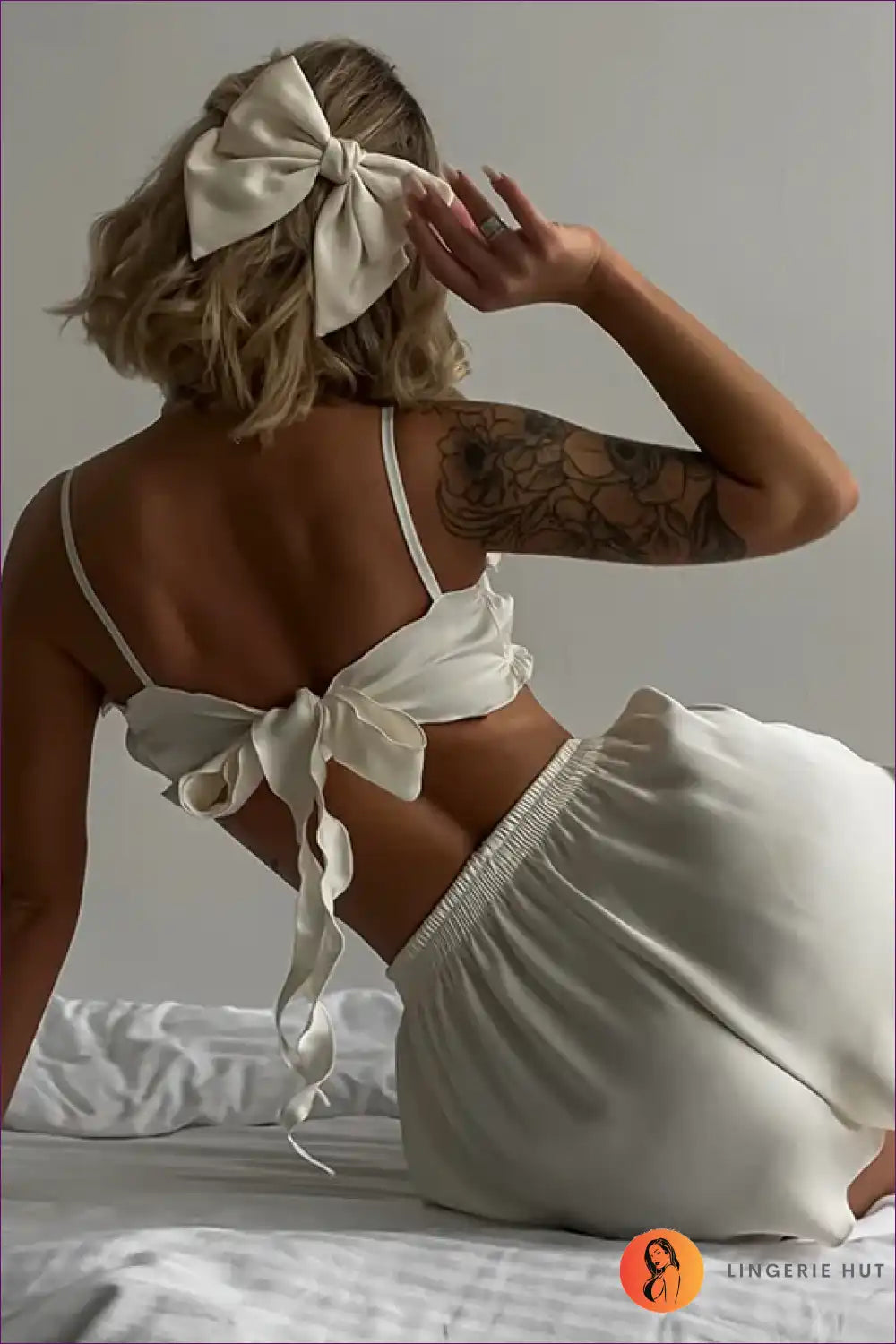 Pyjama Set with Ruffle Trim - Lazy Sunday Ritual for Casual, Everyday, just In, Loungewear, Pj