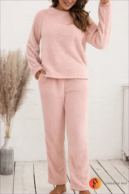 Pyjama Set with Shorts and Tie Detail - Off-duty Comfort - s / Pink - Loungewear - Lingerie Hut - Casual • Cotton