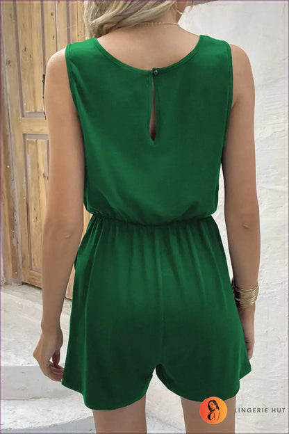 Sleeveless Casual Jumpsuit - Effortless Summer Ease - Clothing - Lingerie Hut - All Season • Everyday • Modest