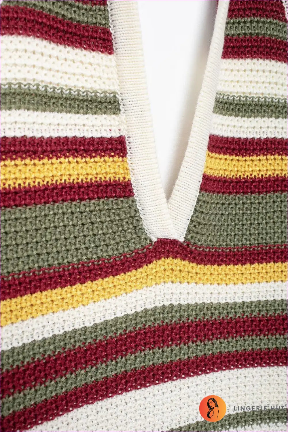 Retro Stripe Knit Mini Dress - Festival Ready Confidence - Dresses - Lingerie Hut - Bodycon • Boho • Casual