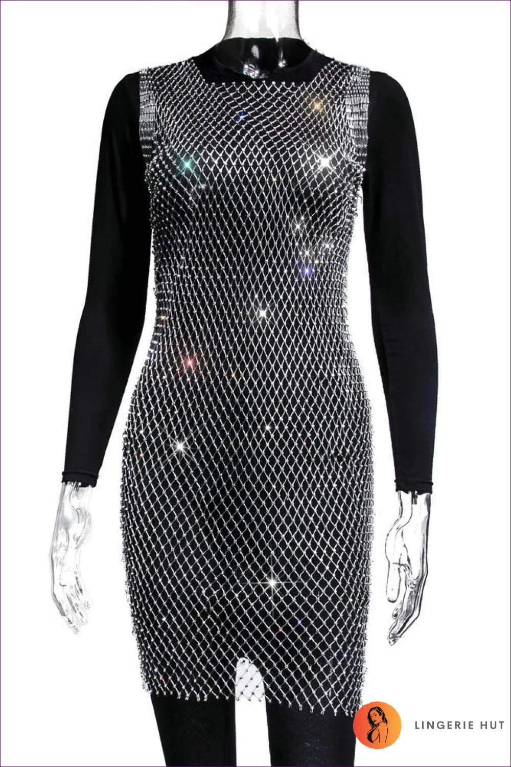 Shine Bright This Summer With Our Rhinestone Fishnet Top. Perfect For Staying Fashionable And Comfortable, Top