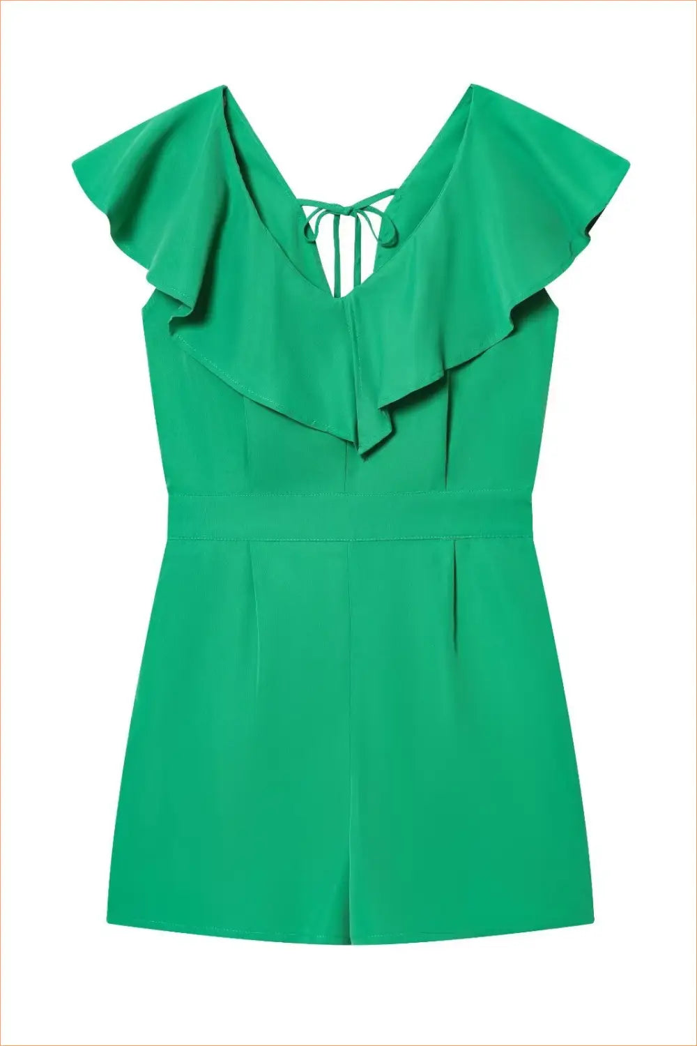 Romper with Flutter Sleeves - Garden Party Grace - Boho • Casual • Chiffon • Clothing • Everyday - Lingerie Hut