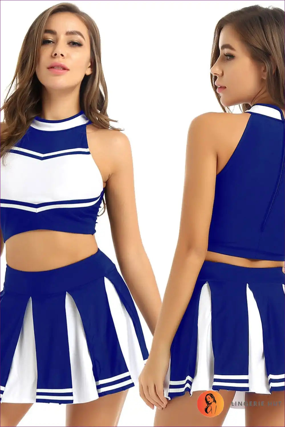 Get Ready To Shine In Our Round Neck Zip Cheerleading Uniform. Comfortable And Fashionable, It’s Perfect For