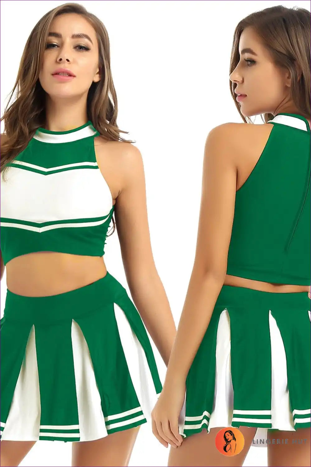 Get Ready To Shine In Our Round Neck Zip Cheerleading Uniform. Comfortable And Fashionable, It’s Perfect For