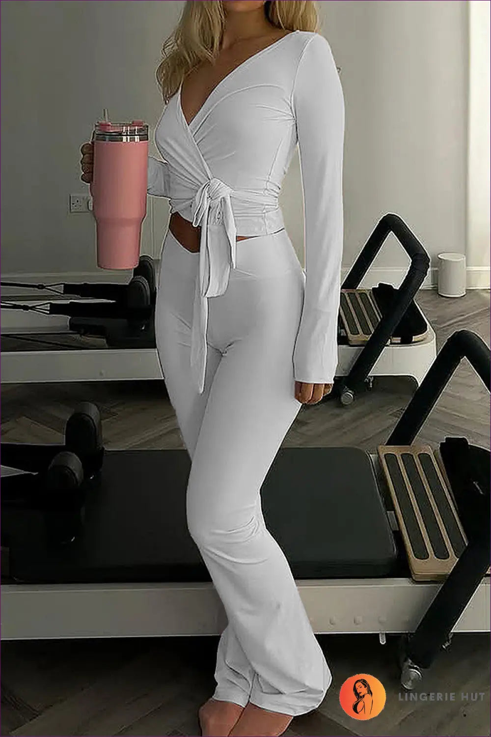 Ruched Asymmetric co Ord Set - Effortless Edge - s / White - Casual • Clothing • Cutout • Everyday - Lingerie Hut