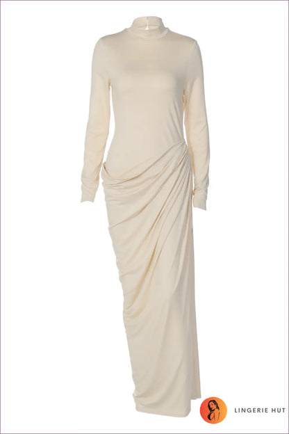 Ruched Maxi Dress - Understated Glamour - Dresses - Bodycon • Clothing • Everyday • Lingerie Hut