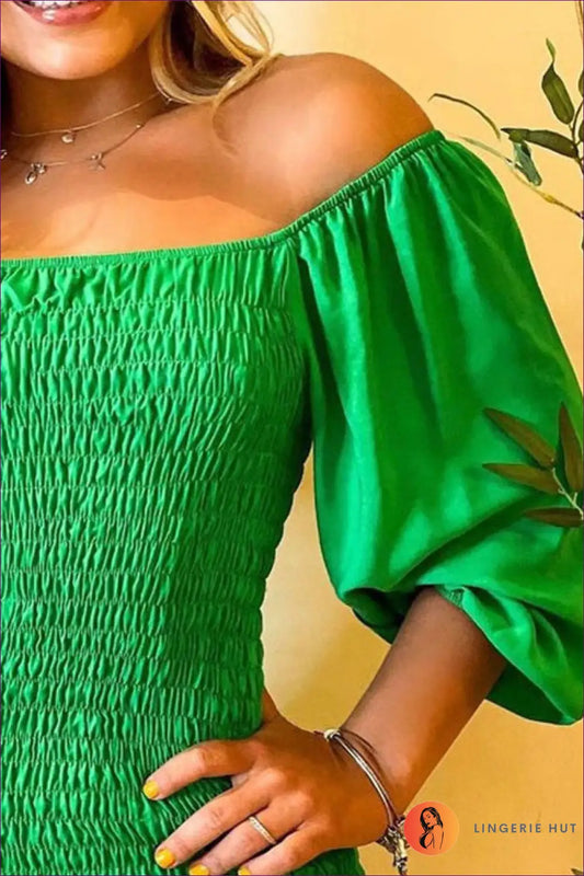 Ruffle Bodycon Mini Dress - Effortless Summer Glamour - Dresses - Lingerie Hut - Boho • Casual • Everyday