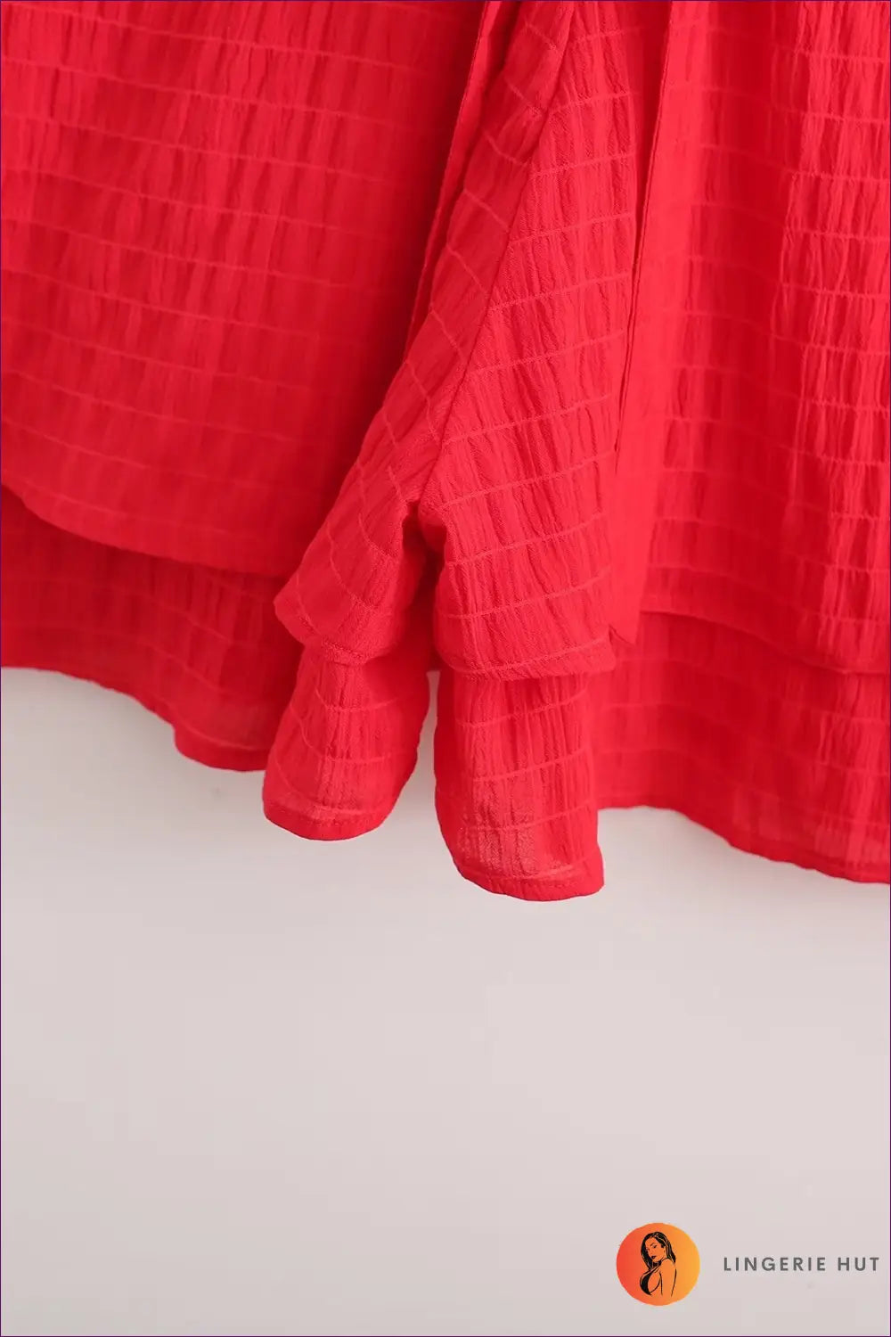 Ruffle A-line Mini Dress - Effortless Elegance - Dresses - Lingerie Hut - Casual • Chiffon • Evening Wear