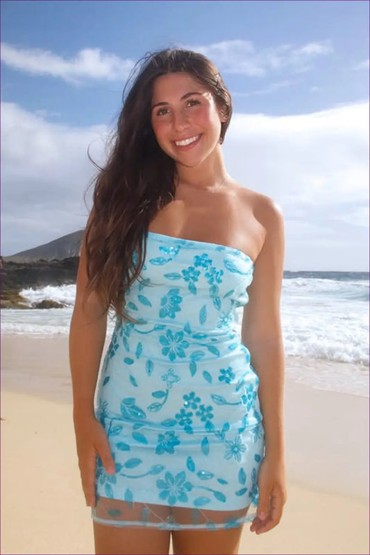 Sage Green Sweetheart Mini Dress - Ruffle Hem - Boho • Chiffon • just in • Lingsharp