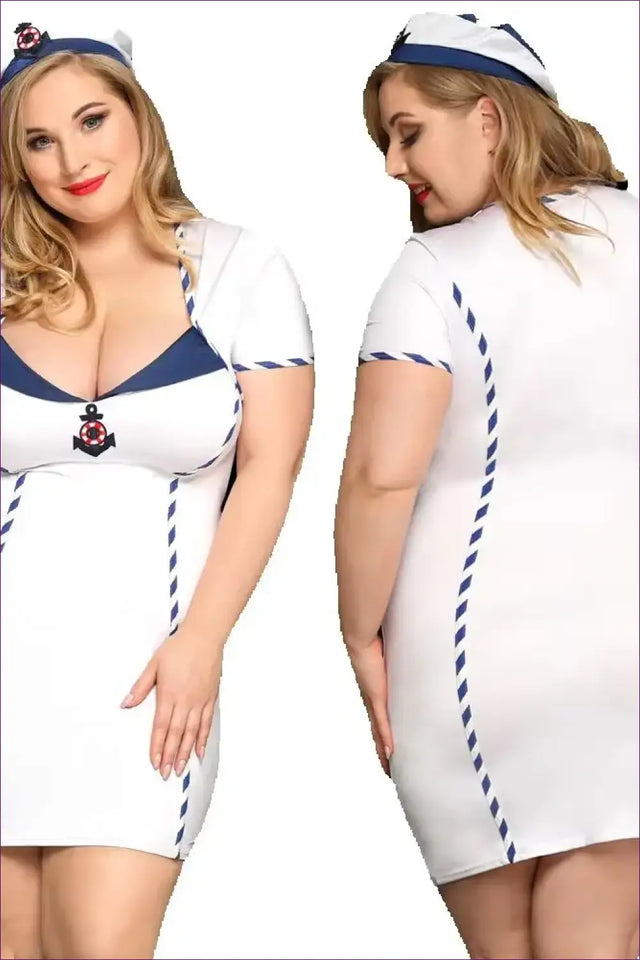 Sailor Costume with Nautical Piping Detail - Classic Glamour