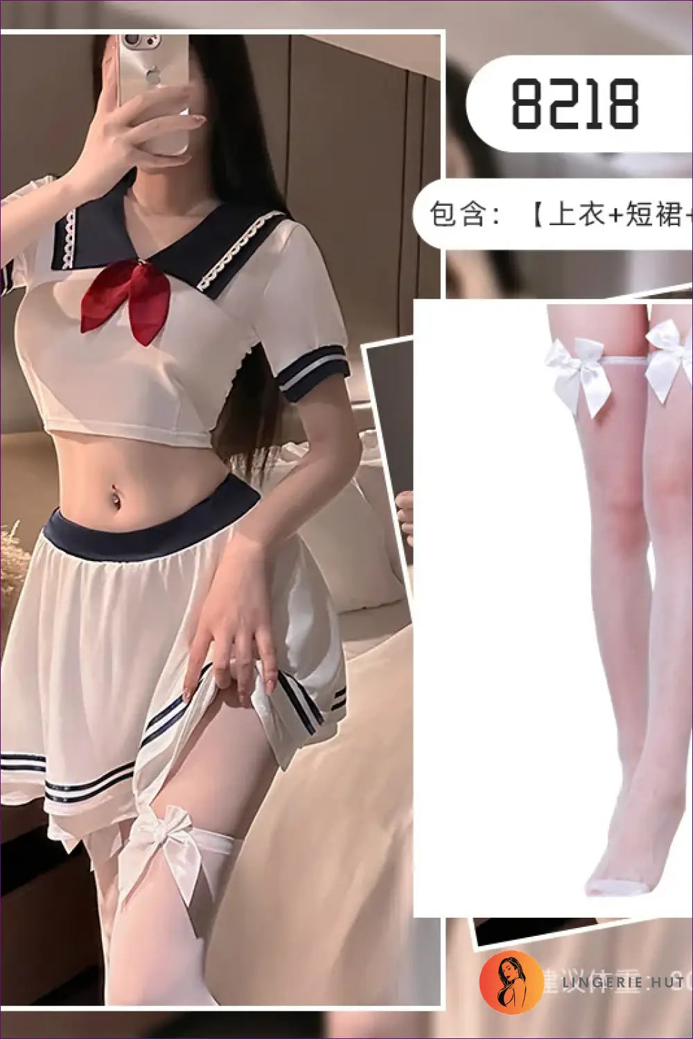 Sailor Student Costume Set - Playful Anime Inspiration - Black / 40-60kg - Outfit - Everyday • Mini • Night