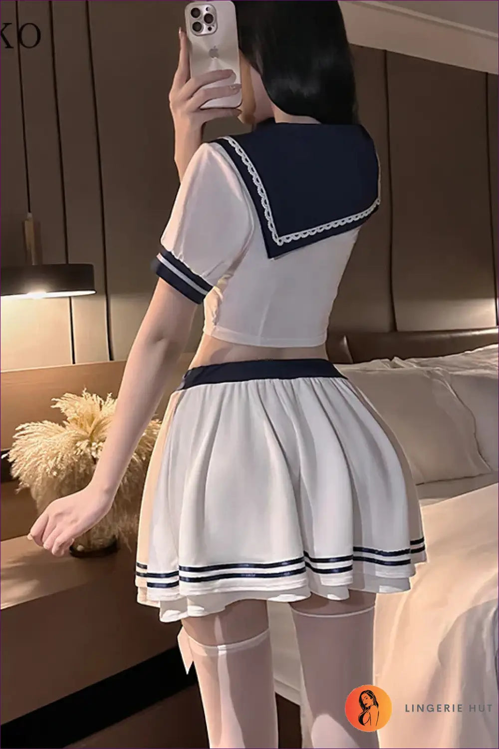 Sailor Student Costume Set - Playful Anime Inspiration - Outfit - Everyday • Mini • Night in • Polyester - Lingerie Hut