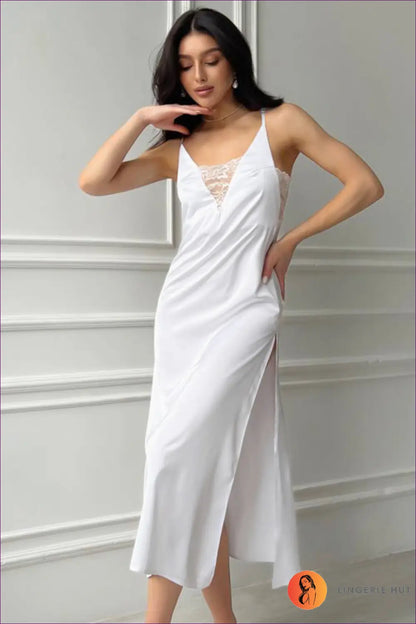 Satin Pyjama with Robe Set - Luxe Nights in - Robes - Lingerie Hut - Autumn • Boudoir • Lace • Loungewear • Night