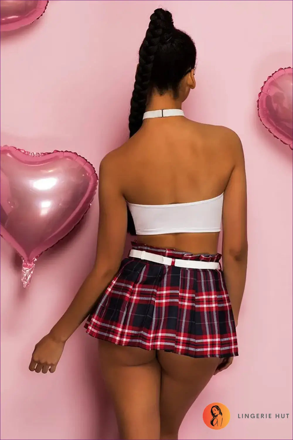 Schoolgirl Costume Outfit Set - Fresh Take on Iconic Roleplay - 01 / one Size - Lingerie Hut - Boudoir • Crop • Mini