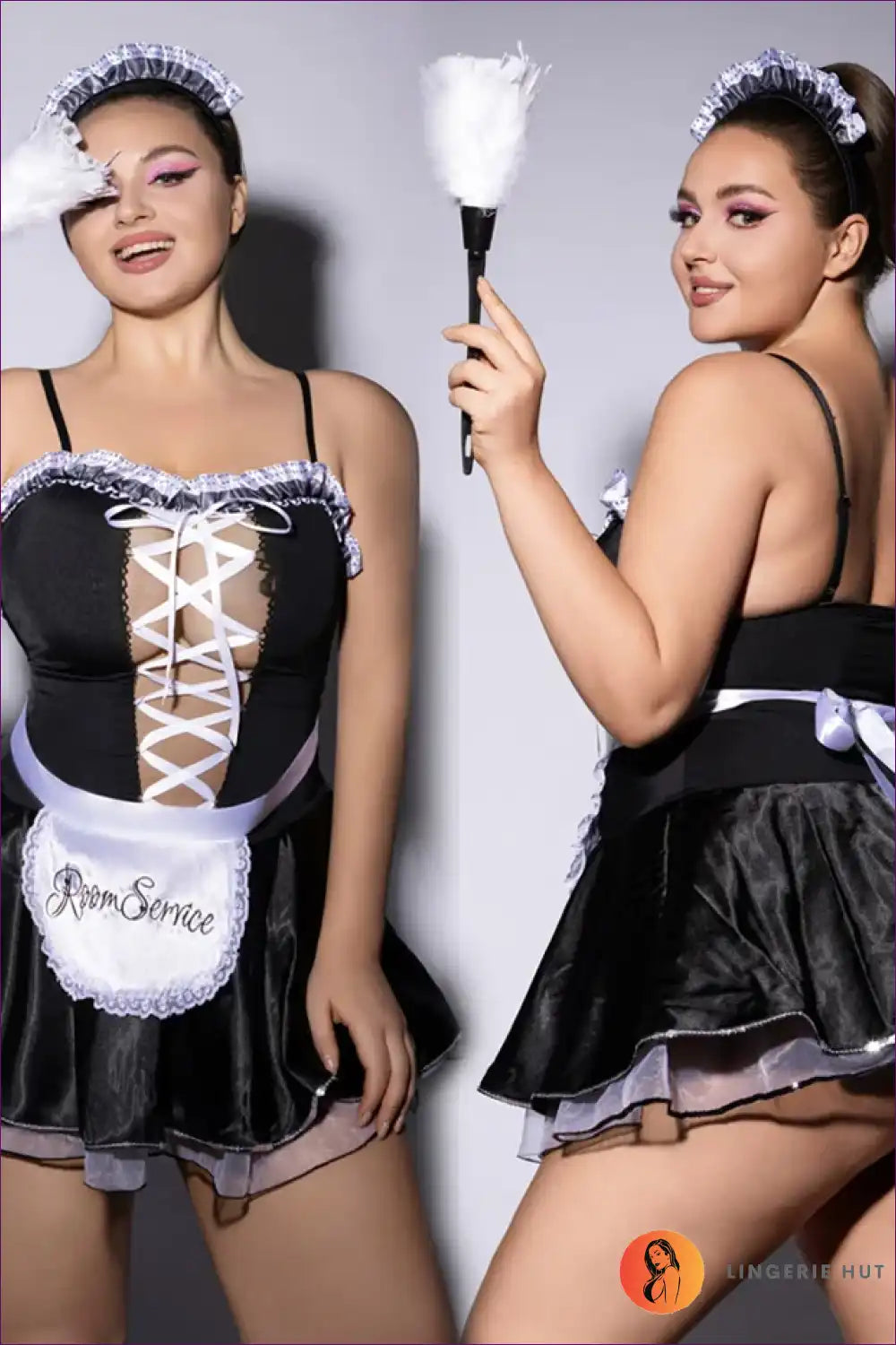 Schoolgirl Costume with Plaid Skirt - Flirty Throwback Energy for Boudoir, Clubwear, Costume, Halloween,