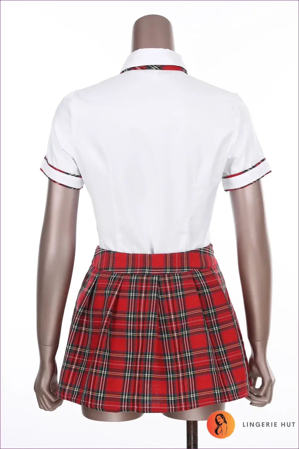 Schoolgirl Costume Set with Mini Skirt - Classic Play Vibe - Outfit - Lingerie Hut - Everyday • Party • Plus Size