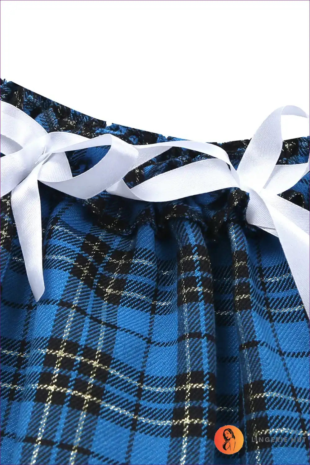 Schoolgirl Costume Set with Plaid Skirt - Playful Weeknight Escape for Boudoir, co Ord, Costume, Cotton, Crop