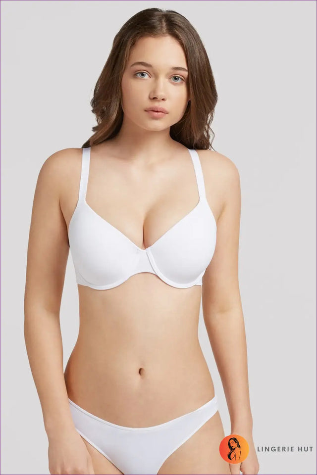 Seamless Push-Up Bra Set with Hipster Briefs - Everyday Smoothing