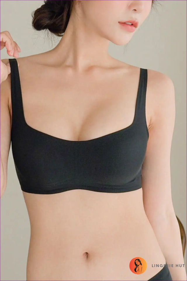 Seamless Square Neck Bra Set - Effortless Everyday Comfort