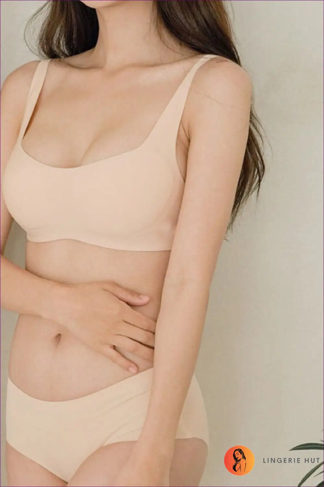 Seamless Square Neck Bra Set - Effortless Everyday Comfort