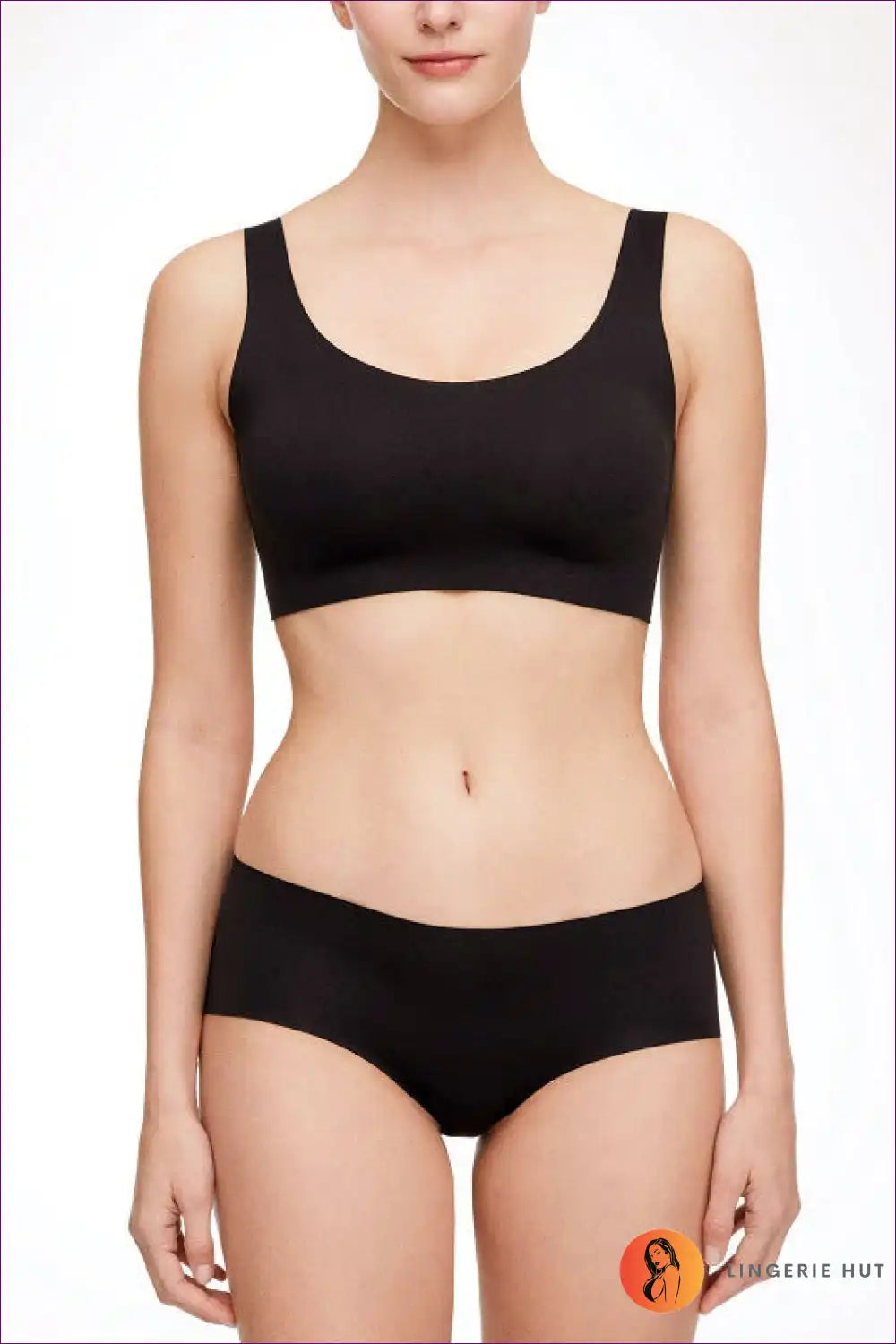 Seamless u Collar Wireless Bra and Hipster Set - Effortless Modern for Set, Casual, Everyday, just In,