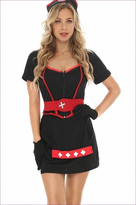 Revamp Your Cosplay Wardrobe With Our Seductive Black Nurse Cosplay. Whether You’re An Experienced Cosplayer
