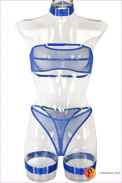 Discover The Seductive Sheer Mesh Lingerie Set! Unleash Your Alluring Side With Thin Elastic Mesh