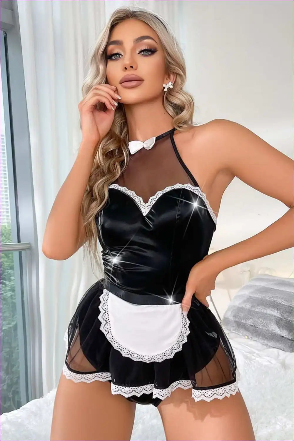 Indulge In Fantasy, Explore Desire, Elevate Your Intimacy! Our French Maid Roleplay Lingerie Is a Journey Into