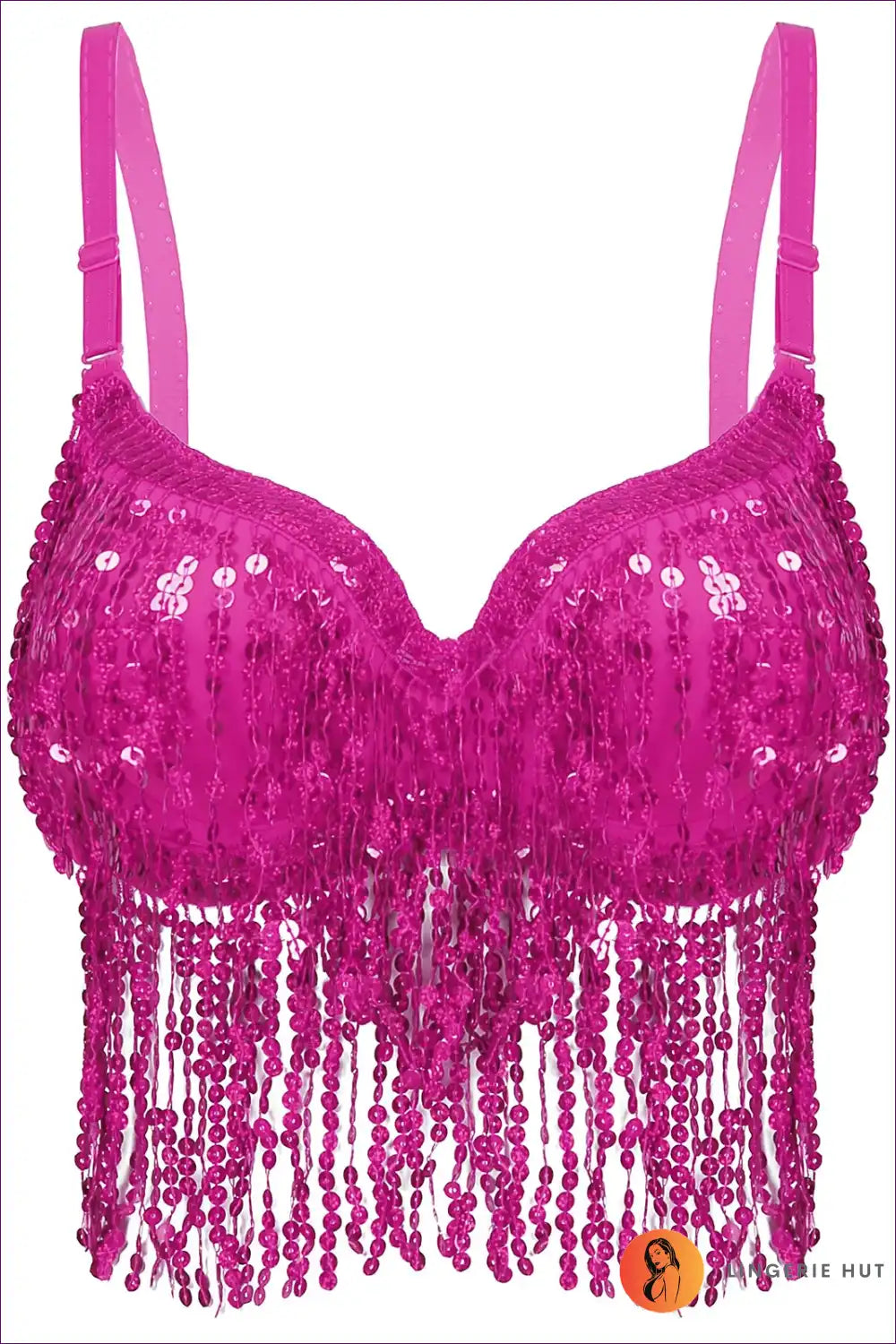 Sequin Bra Top with Beaded Detail - Festival Energy for Boho, Clubwear, Crop, Evening Wear, Glamour