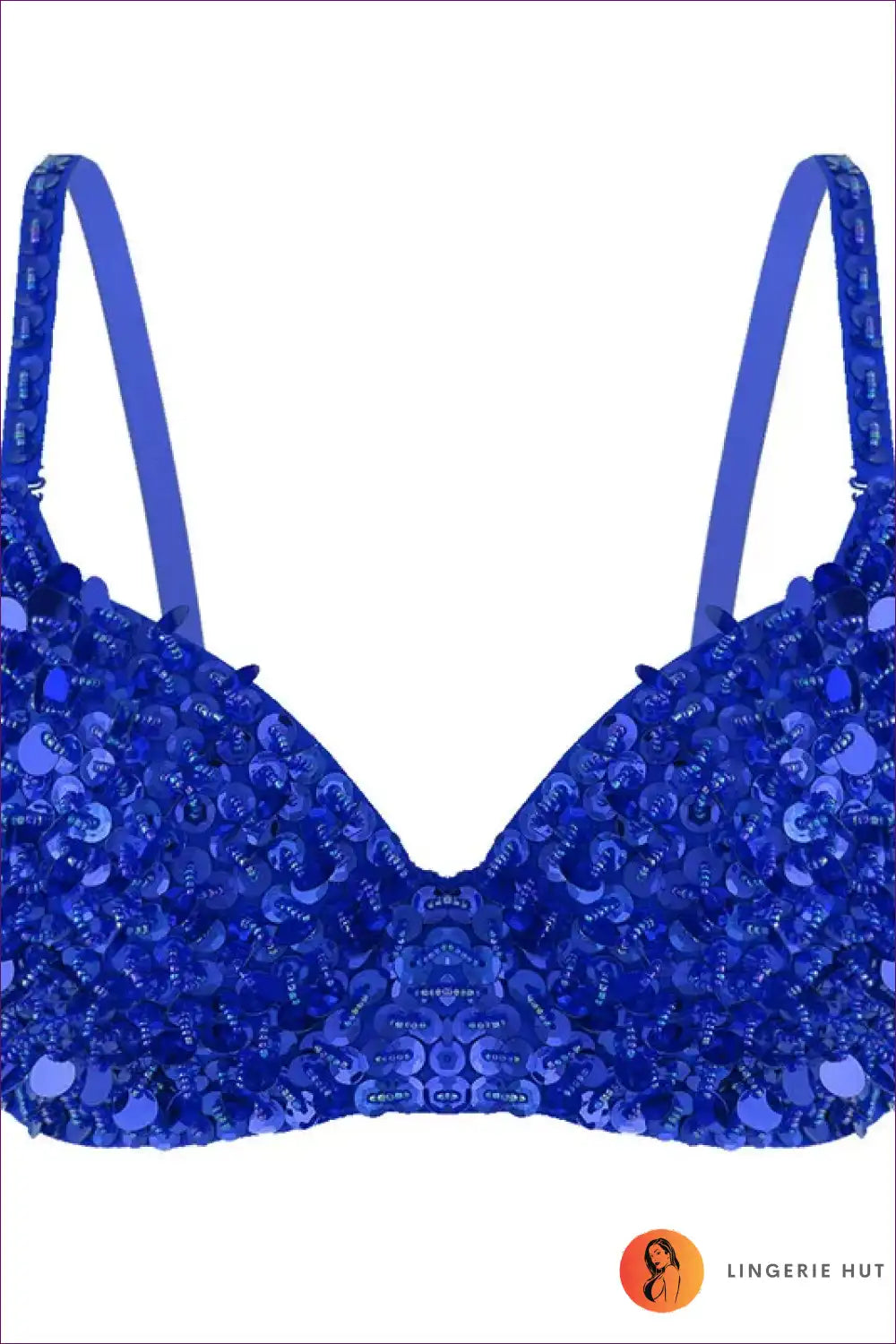 Sequin Bra Top with Beaded Detail - Festival Energy for Boho, Clubwear, Crop, Evening Wear, Glamour