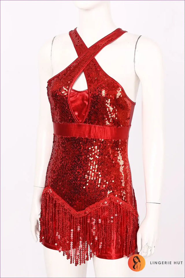 Sequin Fringe Dance Costume - The One They’ll Ask About
