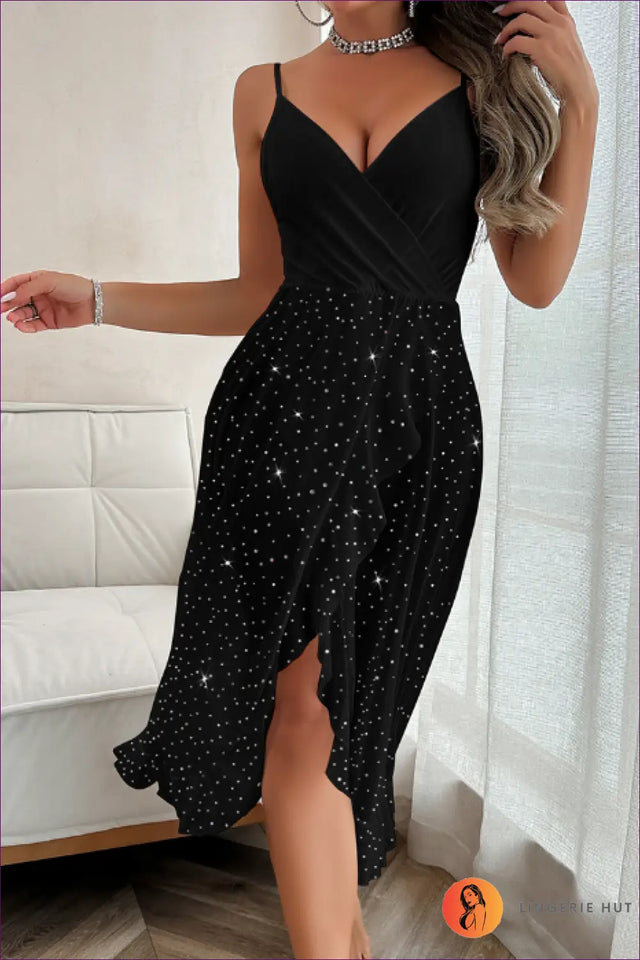 Mesh Wrap Nightdress - Luxe Evenings In