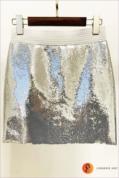 Sequin Set with Cropped Blazer - Celebration Ready - s / Silver - co Ord - Lingerie Hut - All Season • Clubwear