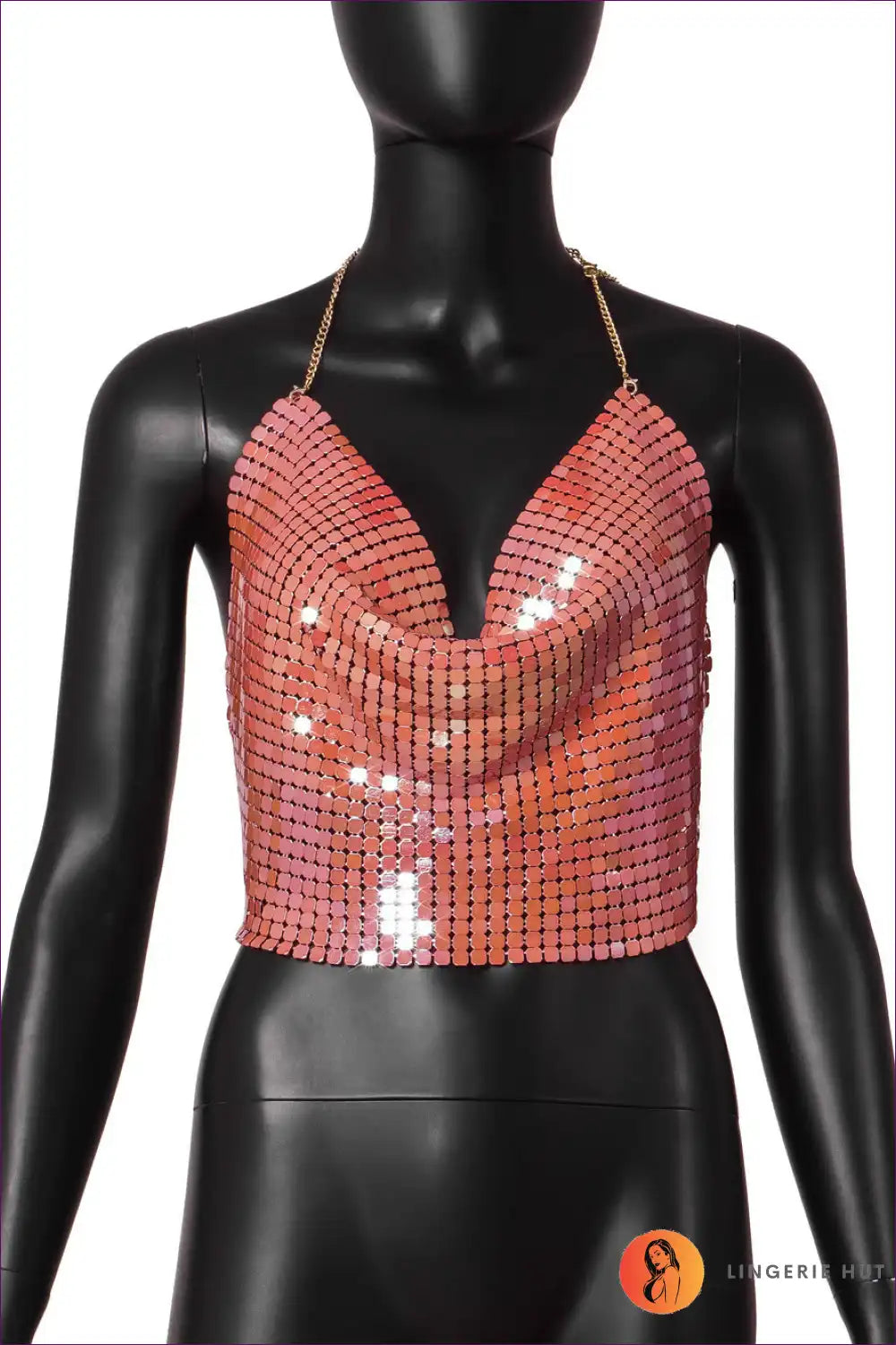 Get Ready To Shine With Our Sequin Sizzle Halter Tank! Perfect For Summer’s Hottest Days And Nights, This Top