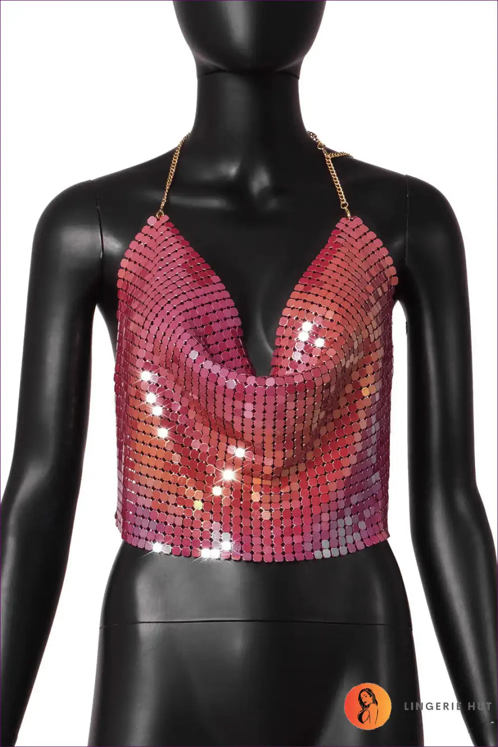 Get Ready To Shine With Our Sequin Sizzle Halter Tank! Perfect For Summer’s Hottest Days And Nights, This Top