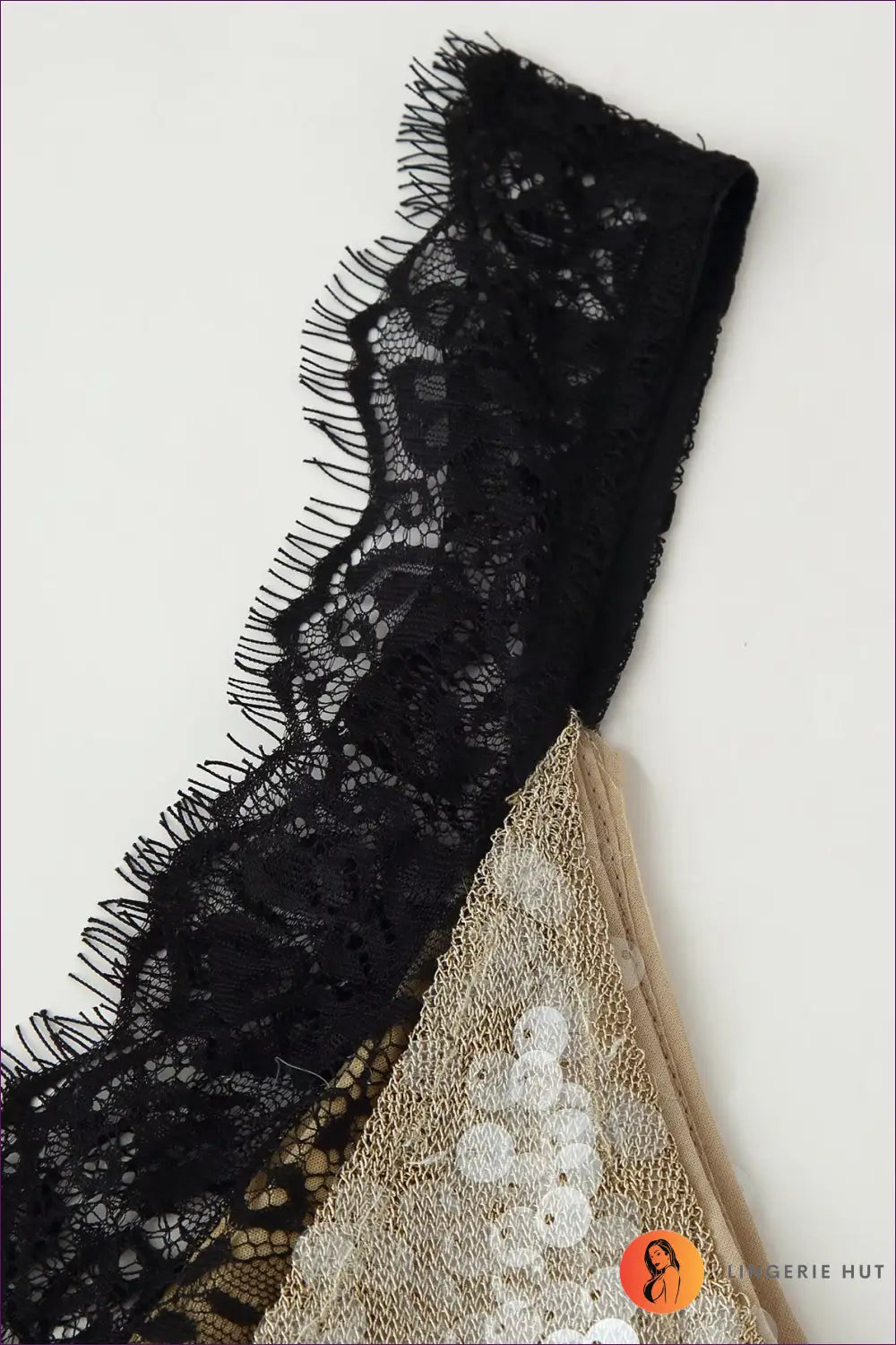 Sequin Midi Slip Dress with Lace Trim - Understated Glamour - Dresses - Lingerie Hut - All Season • Evening Wear