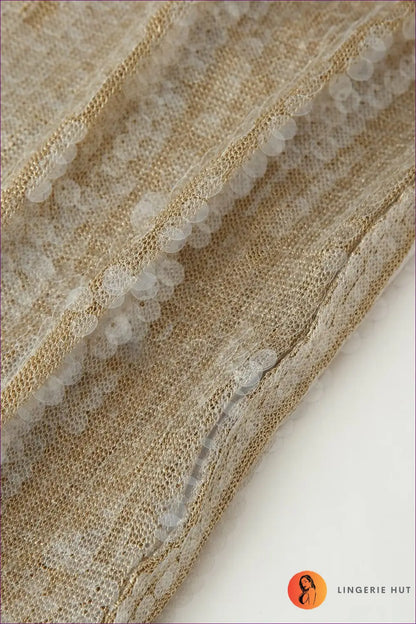 Sequin Midi Slip Dress with Lace Trim - Understated Glamour - Dresses - Lingerie Hut - All Season • Evening Wear