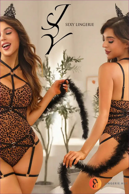 Sexy Bunny Costume with Lace Trim - Playful Confidence Fantasy for Bodysuit, Boudoir, Bunny, Choker,