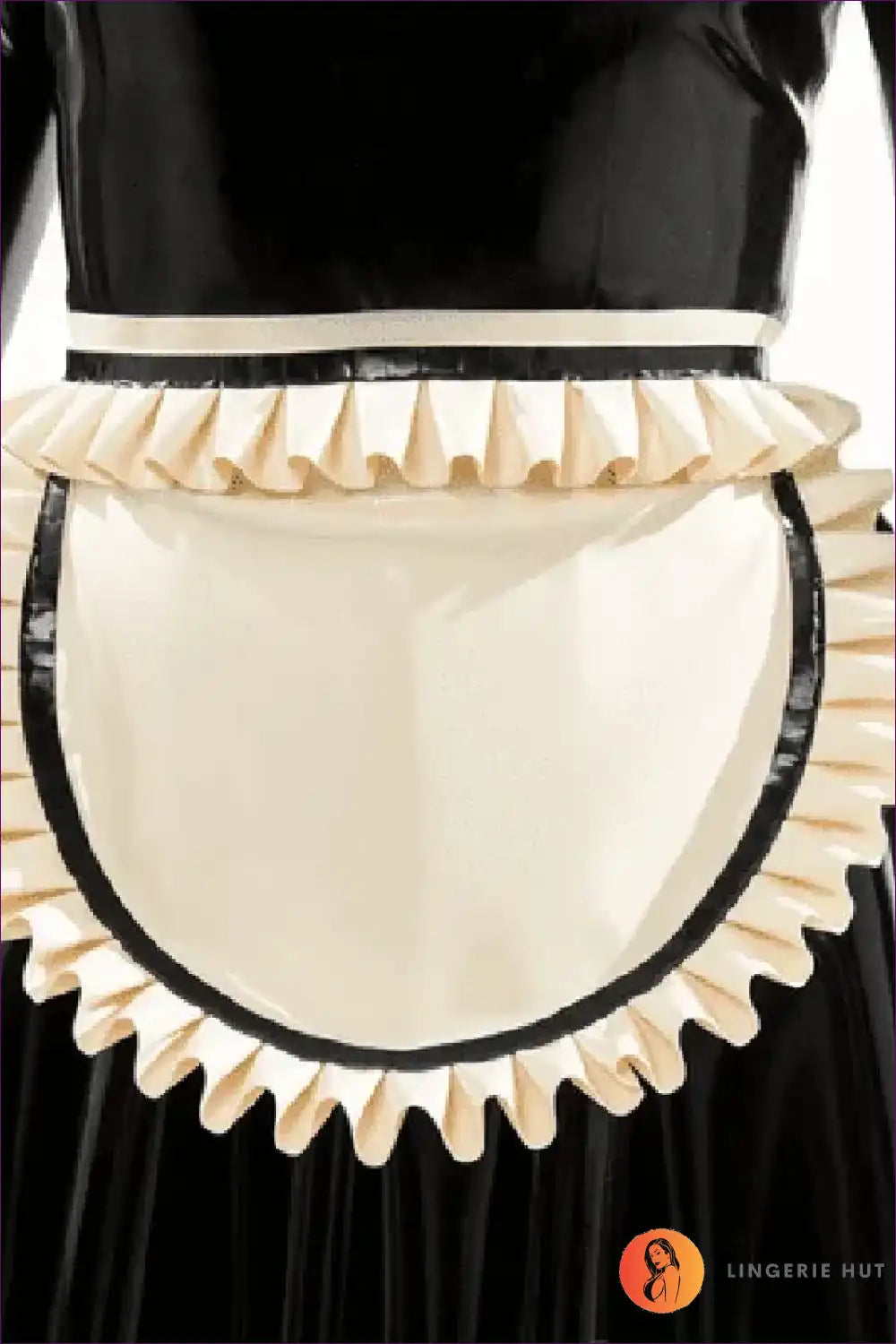Sexy French Maid Costume with Apron Ruffles - Cosplay Confidence for A-line, Boudoir, Costume, Dress, Evening
