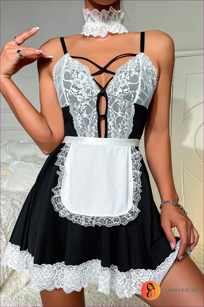 Sexy French Maid Lingerie Set - Flirty And Seductive