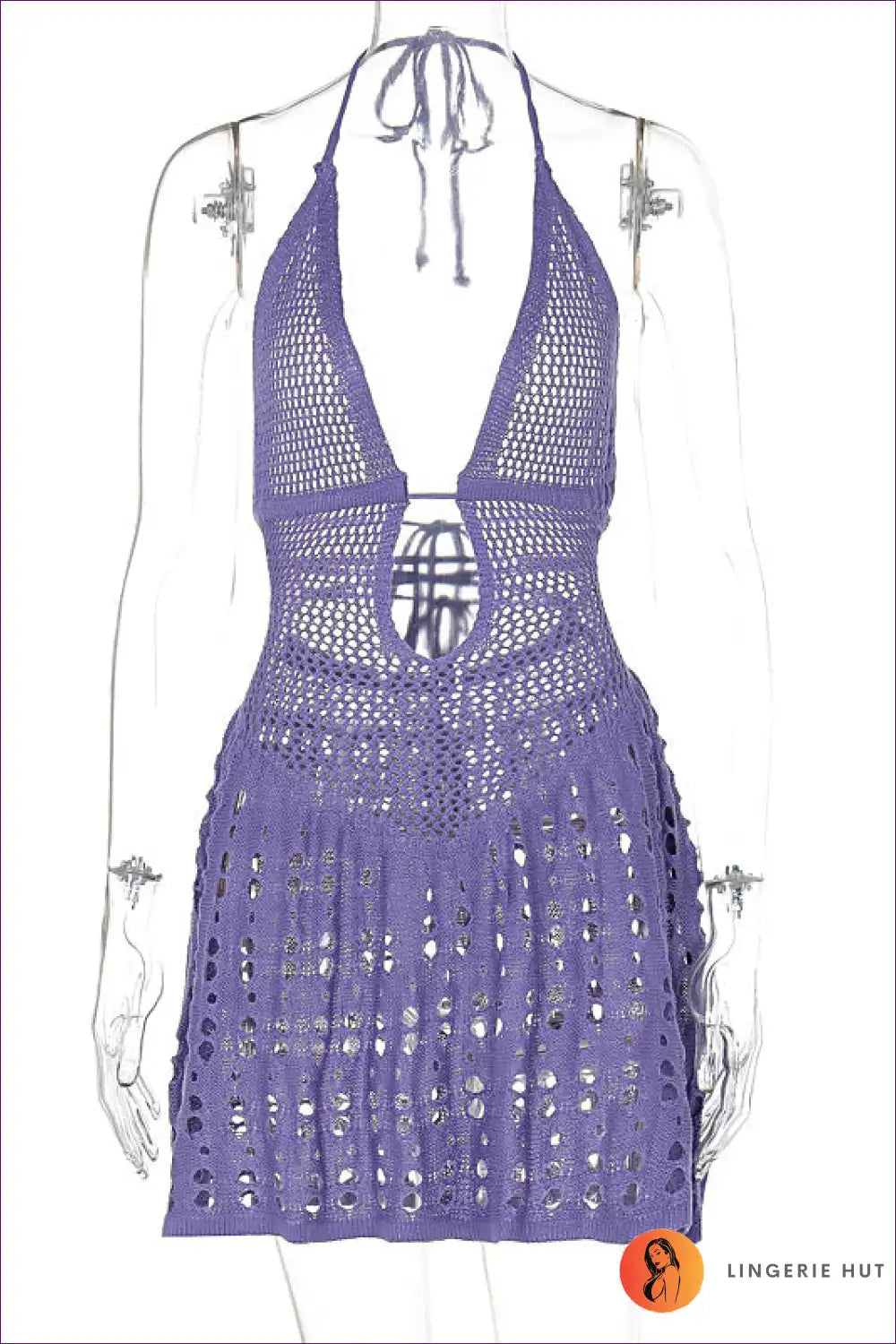 Sexy Lilac Cutout Dress - Bold Statement For x