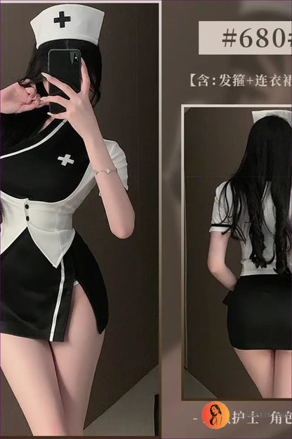 Nurse Costume - 01 / m - Outfit Set - Night out • Party • Roleplay - Lingerie Hut