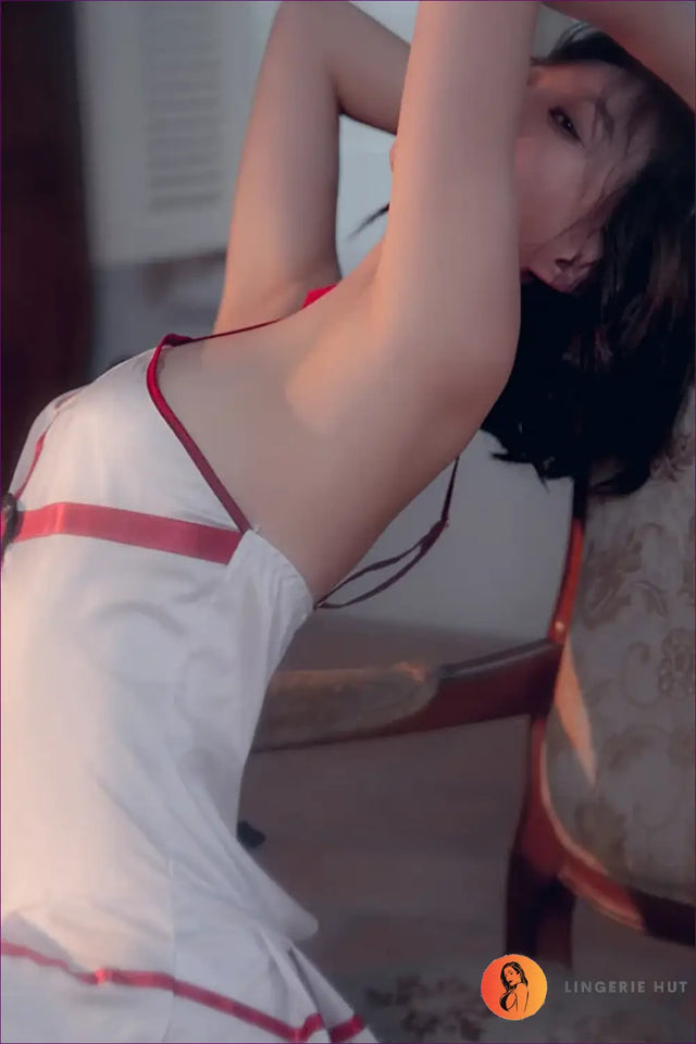 Sexy Nurse Costume with Cut-Out Skirt - After-Hours Allure