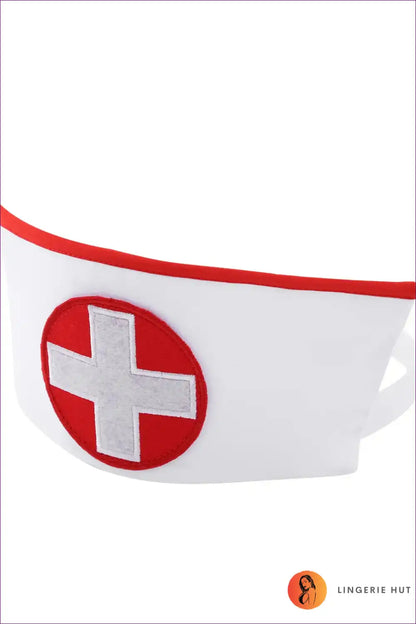 Sexy Nurse Costume with Hat and Belt - Playful Fantasy for Clubwear, Costume, Dresses, Everyday, Halloween