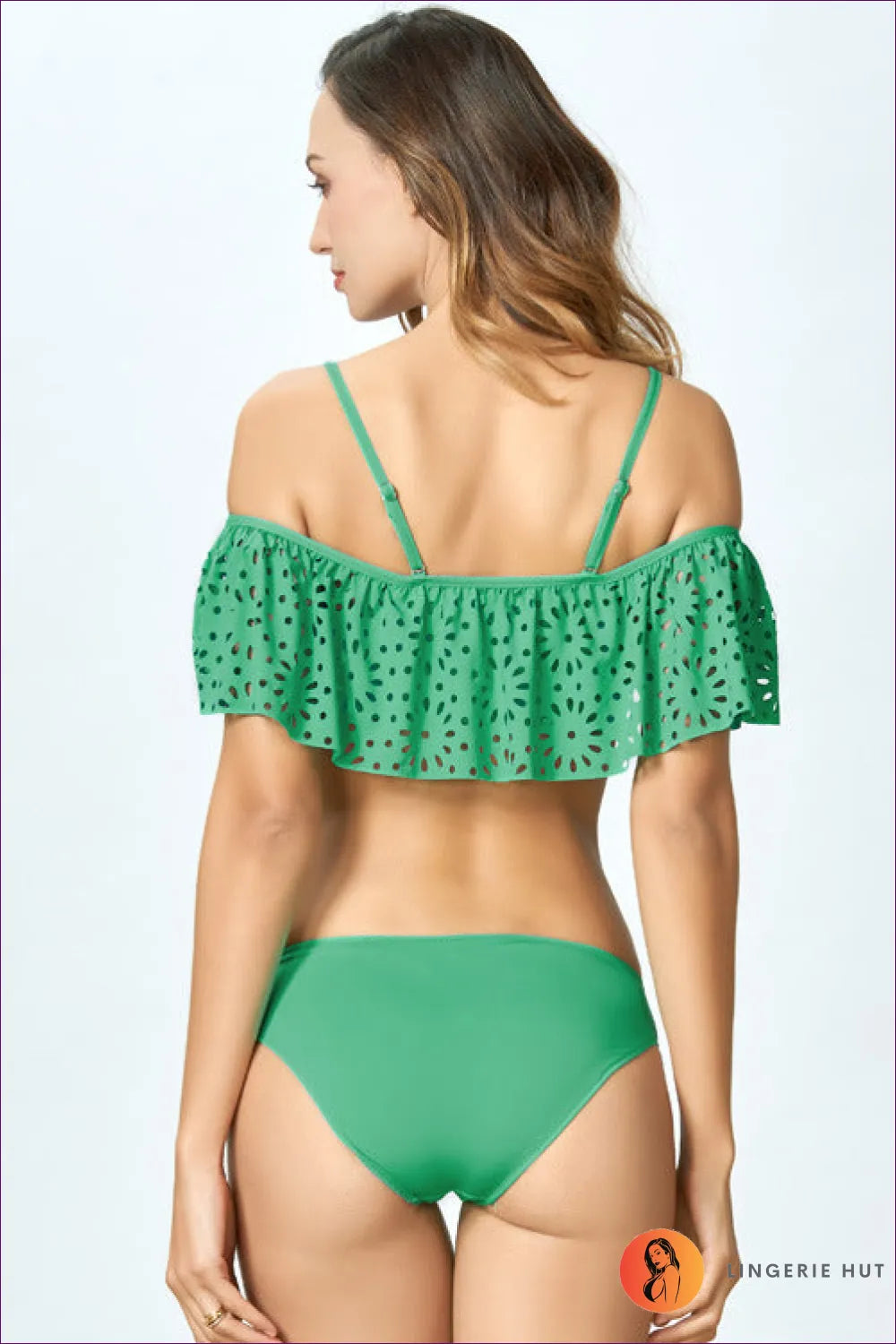 Get Noticed At The Beach In This Smart Sexy Push-up Bikini. Features High-cut Bottoms, Adjustable Straps,