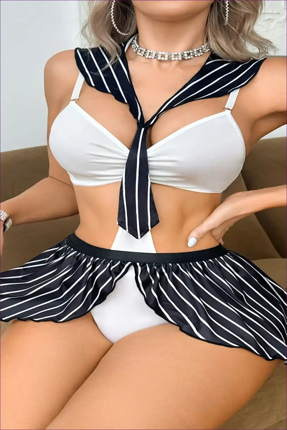 Sheer Mesh Bodysuit with Cut-outs for Playful Evenings Bodycon, Bodysuit, Clubwear, Cutout,