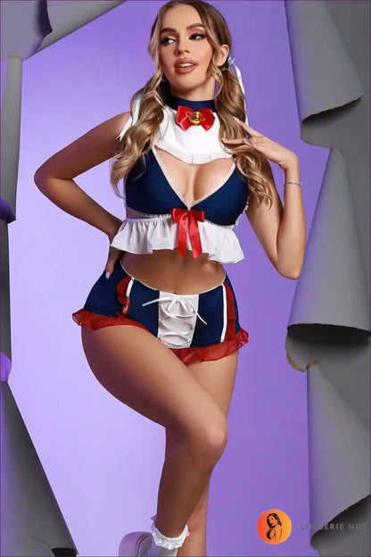 Sheer Mesh Police Dress for Playful Cosplay Evenings Costume, just In, Mesh, Mini, Party