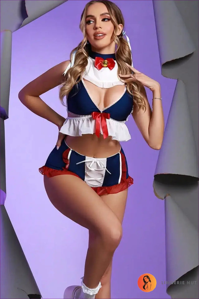Anime Maid Cosplay Costume Outfit Set