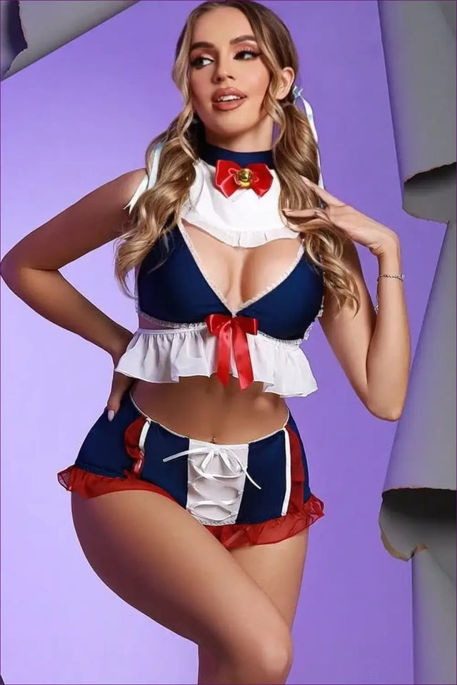 Anime Maid Cosplay Costume Outfit Set
