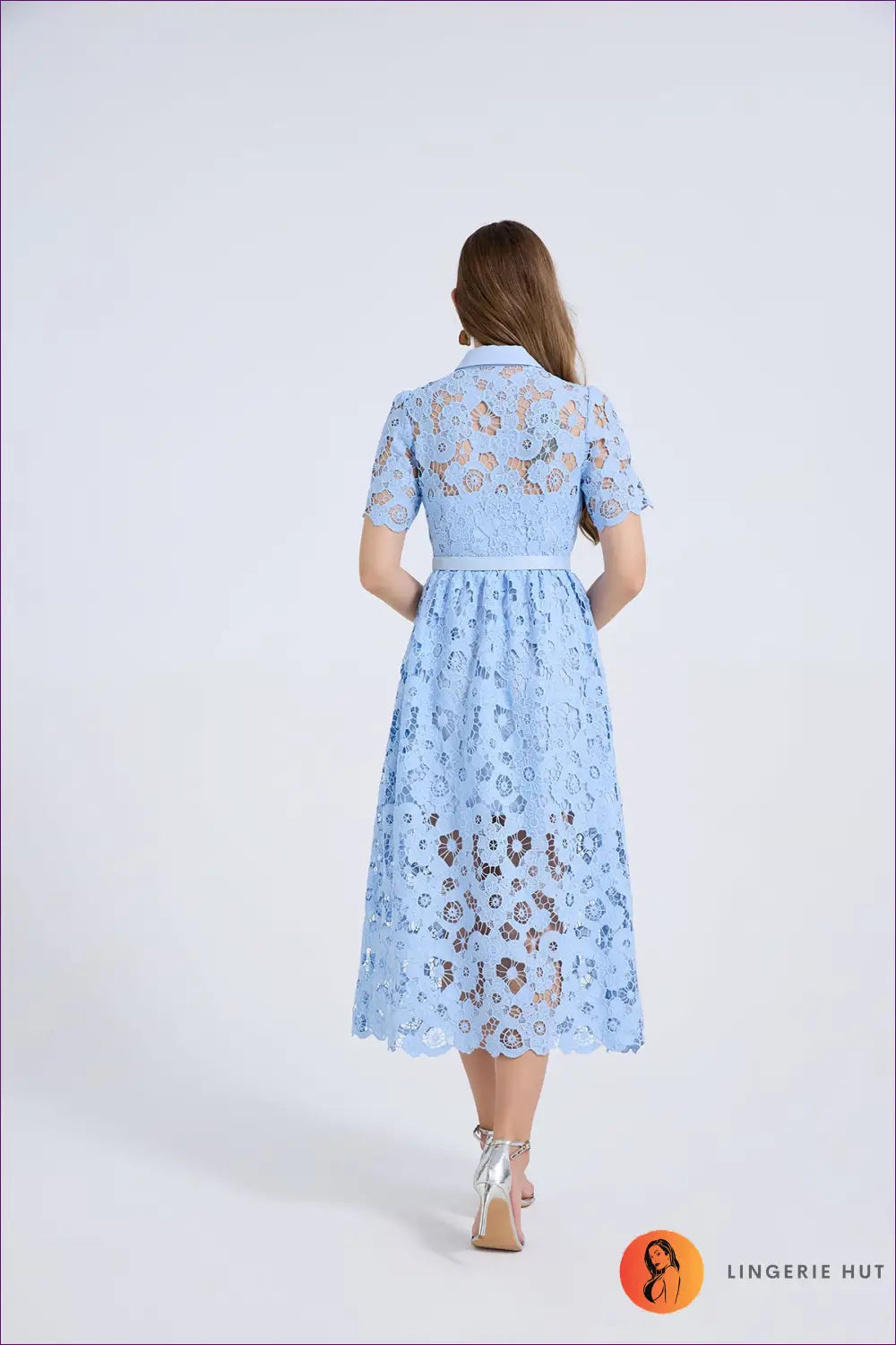 Shirt Dress with Button Front Detail - Sunlit Ease - Boho • Casual • Cotton • Dresses - Lingerie Hut